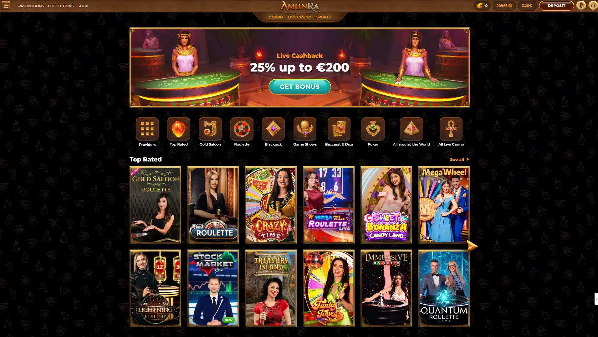 Live Casino Games