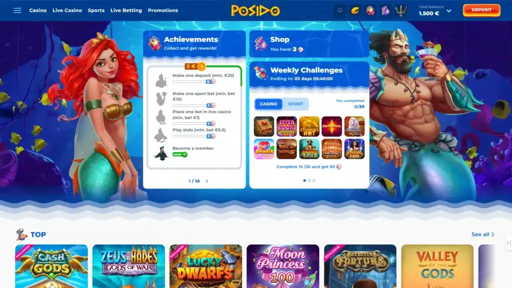 Posido Casino Review Wallpaper