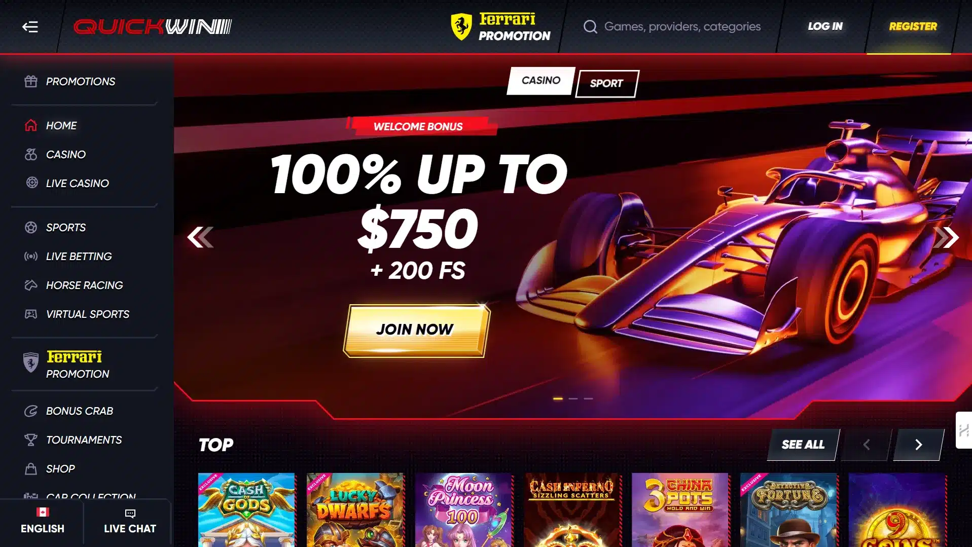 QuickWin Casino Review: Bonuses, Promotions, and VIP Perks