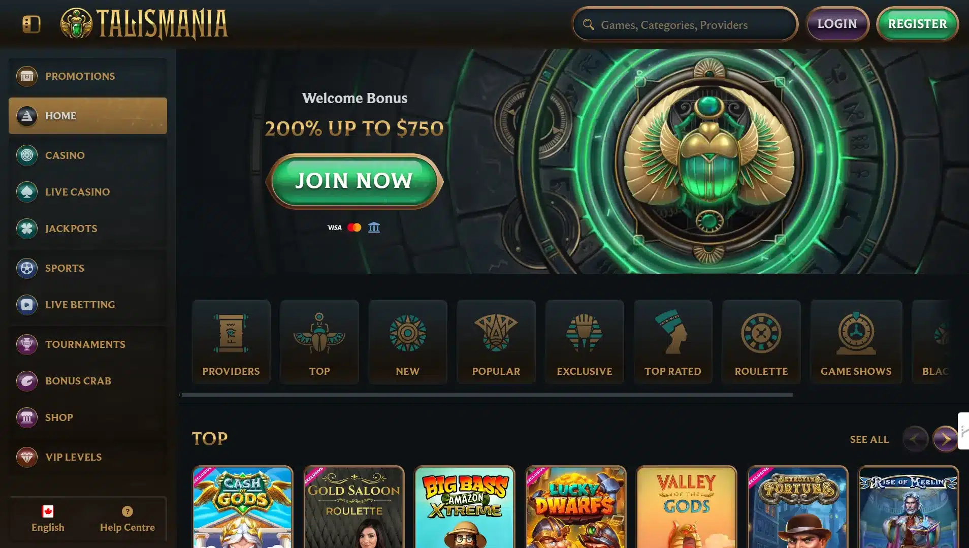 TalisMania Casino Review