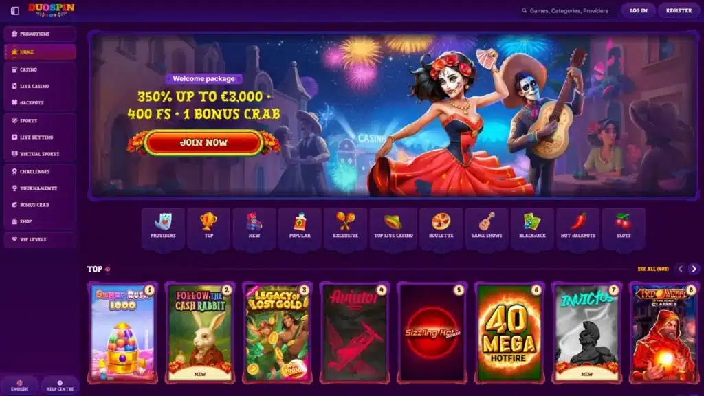 duospin casino review plus bonus crab wallpaper